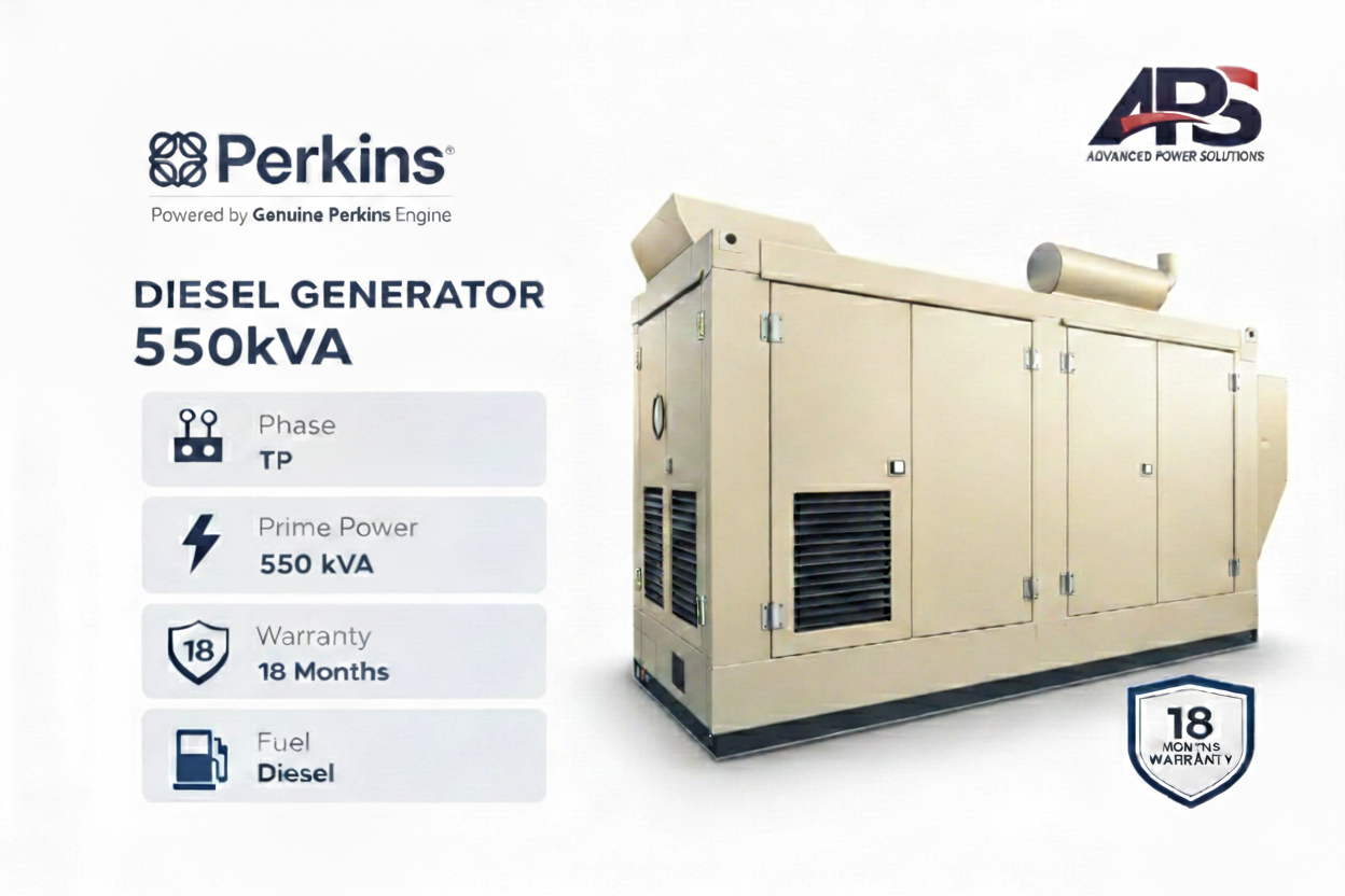 High-Capacity Perkins APS Series | 550kVA