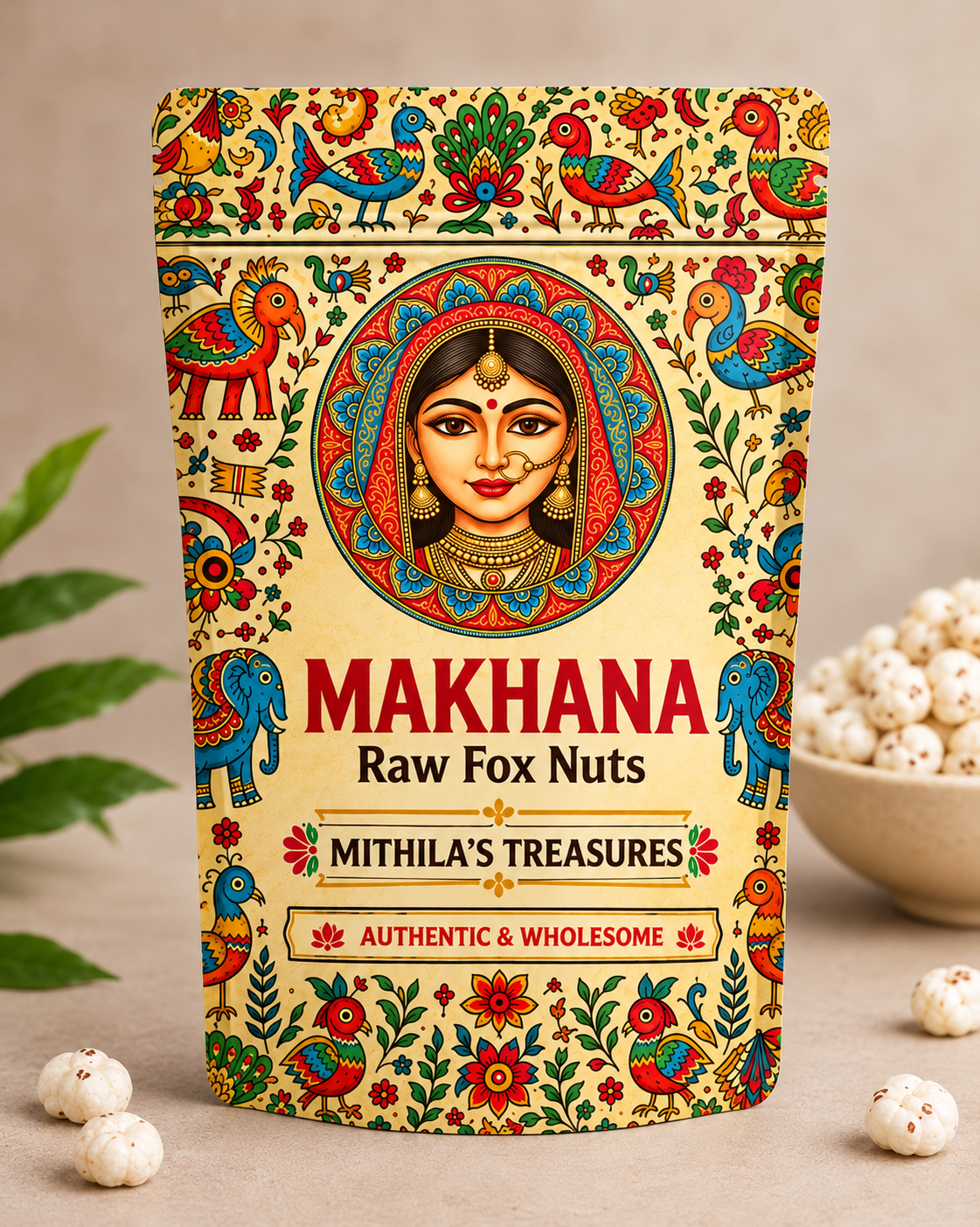 Export Quality 7+Sutta Premium Mithila Makhana