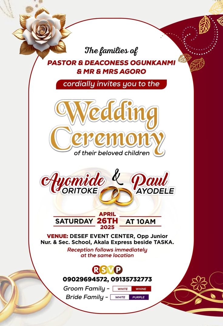 wedding card design Johannesburg 9 Johannesburg