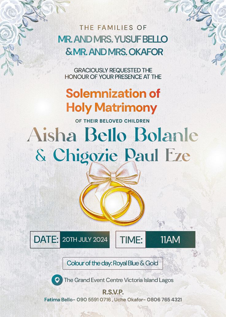 wedding card design Johannesburg