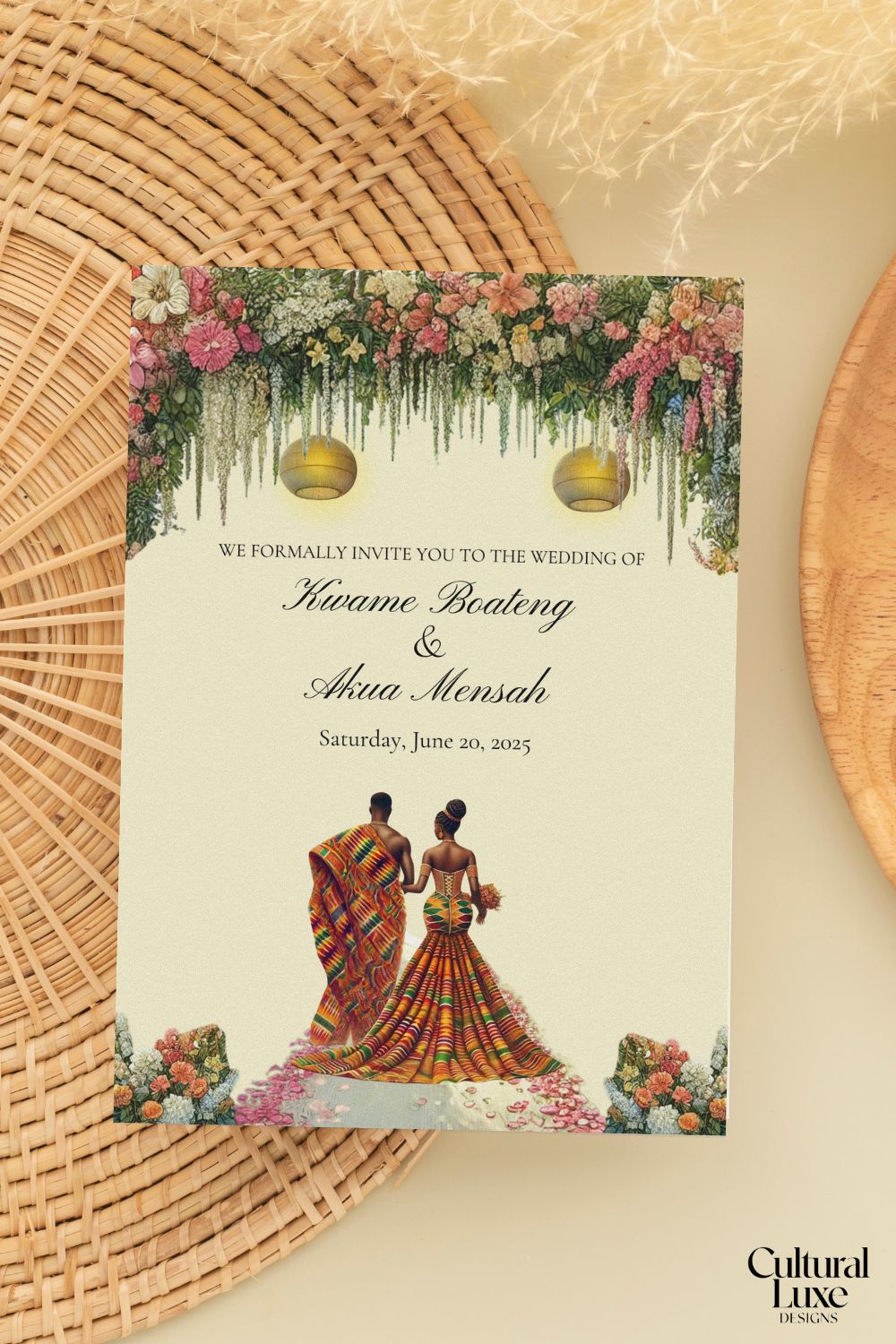 African wedding invitation inspiration 18