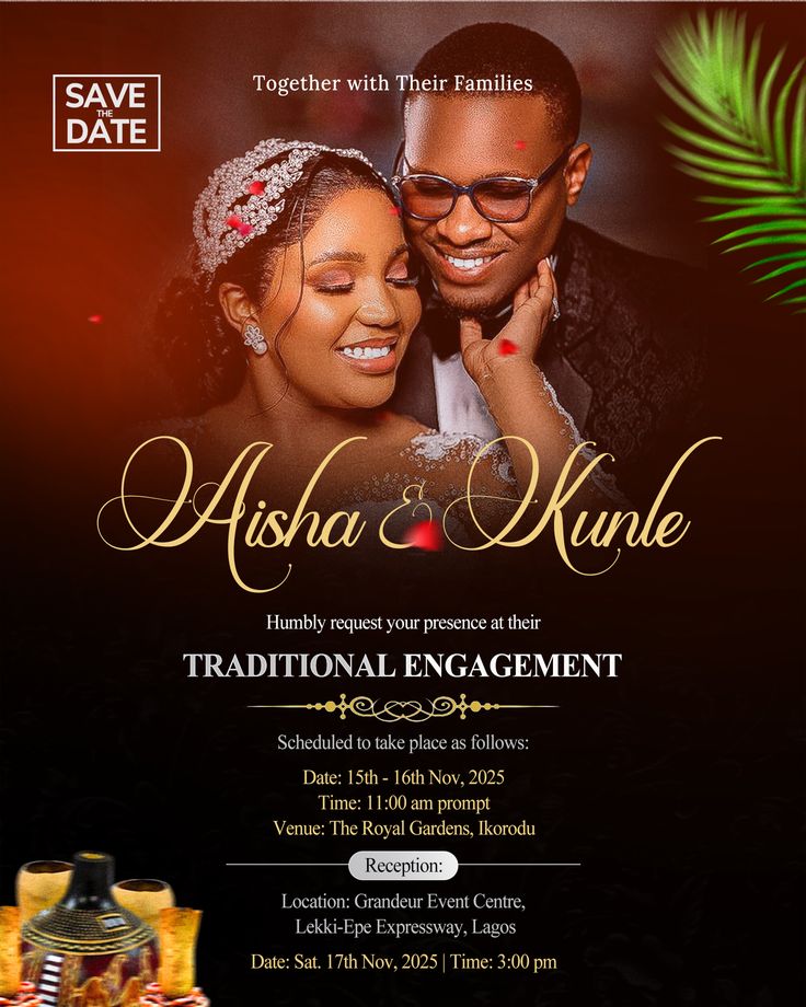 wedding invitation Calabar