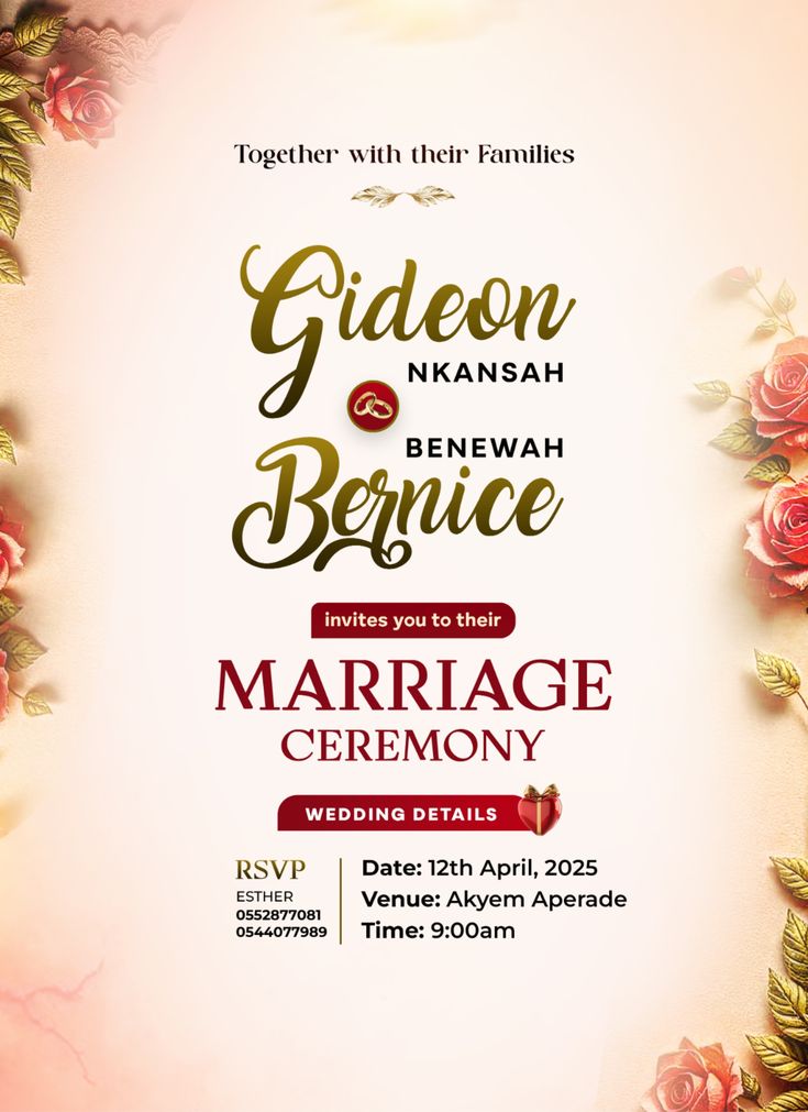 wedding invitation Calabar 9 Calabar