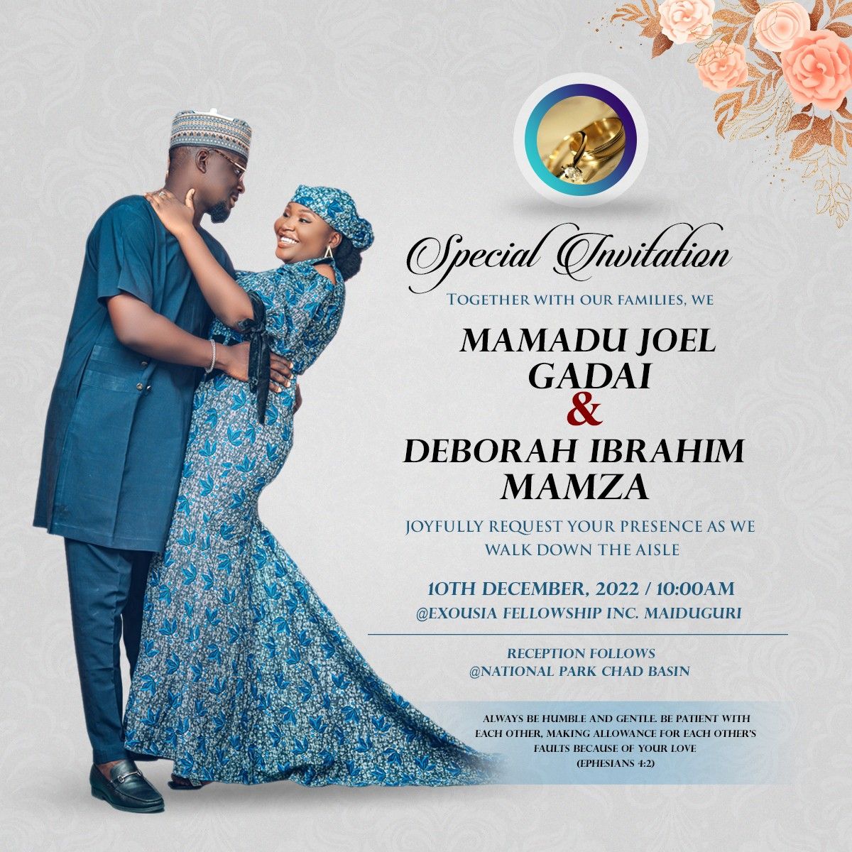 wedding invitation Calabar