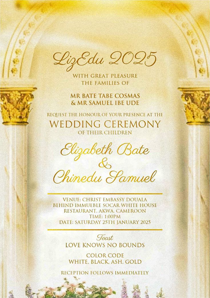 wedding invitation Afrocentric & Kente inspiration 5 Afrocentric & Kente