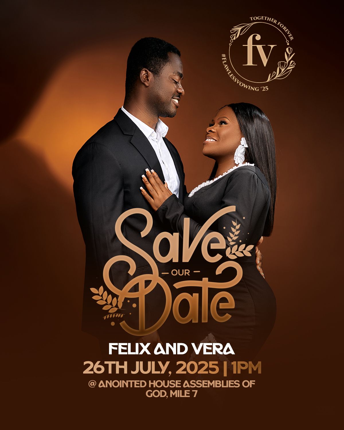 wedding stationery Afrocentric & Kente