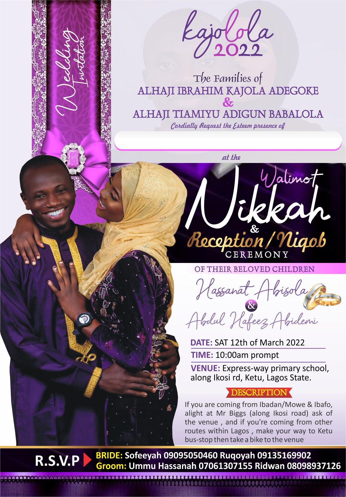 wedding card design Benin City 9 Benin City