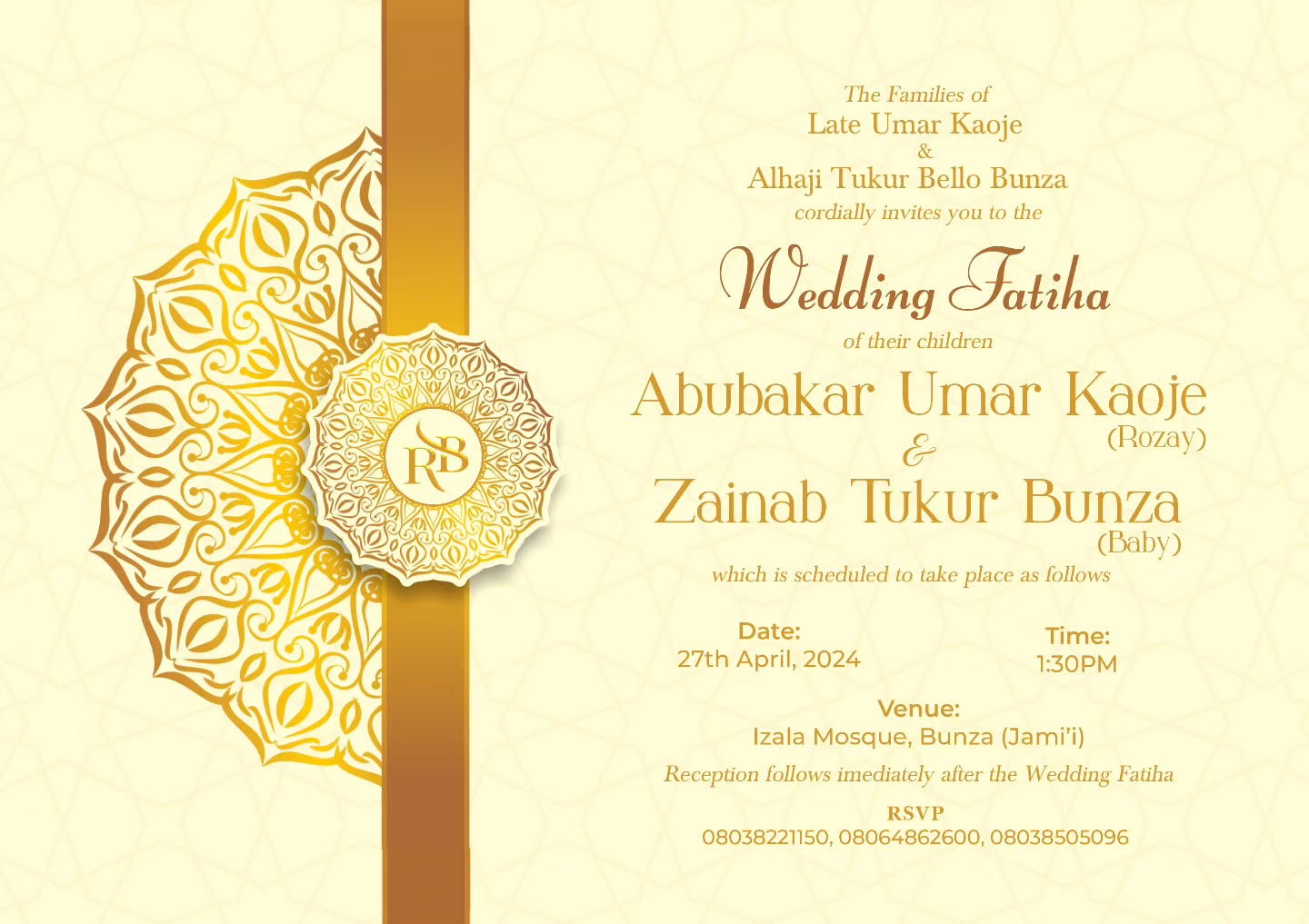 wedding stationery Benin City