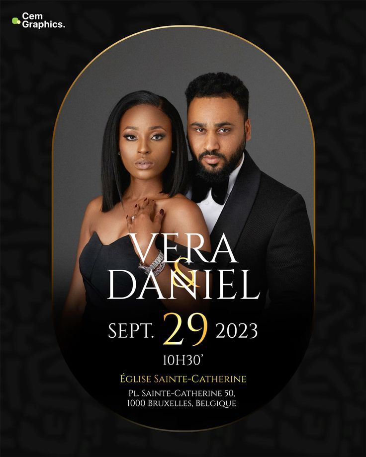 Aso-oke inspired wedding invitation 6