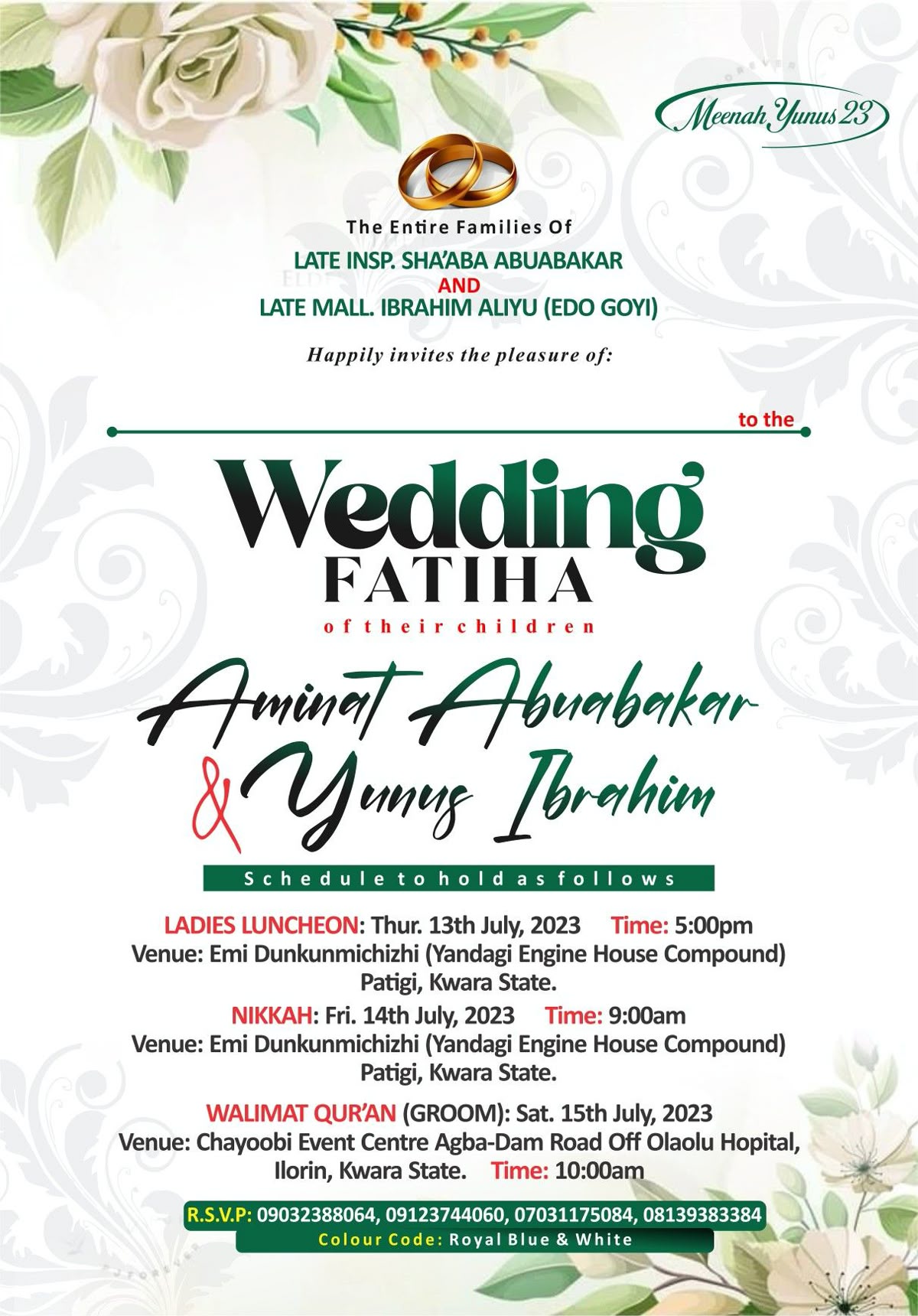wedding stationery Dar es Salaam