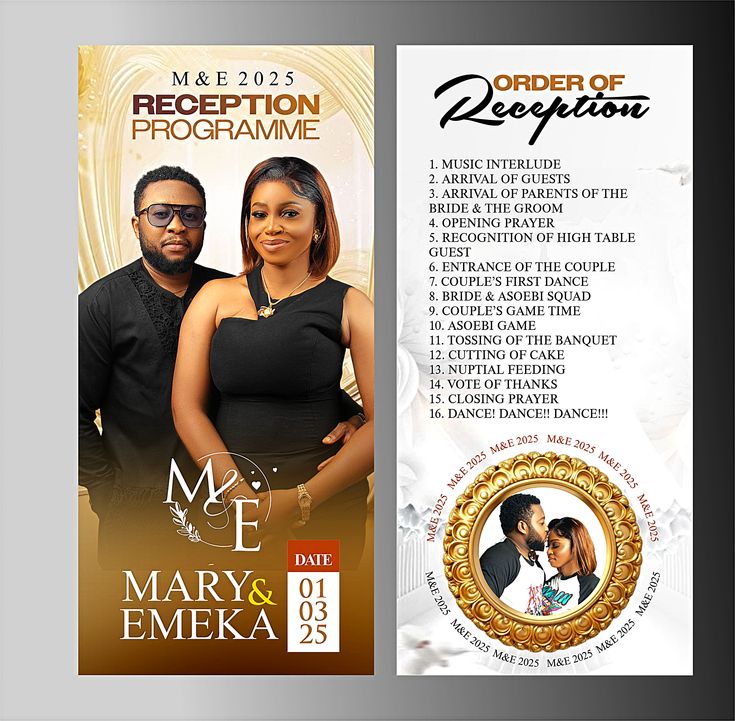 Nigerian wedding invitation design 15