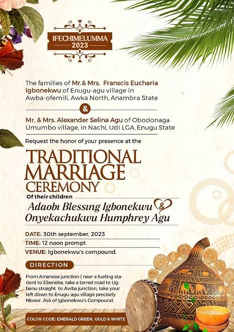 Premium wedding card design Nigeria 17