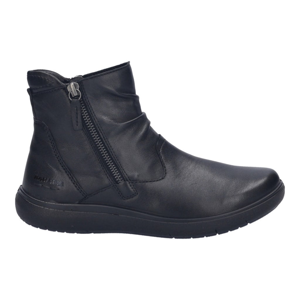 Josef Seibel Megan 01 Sneakers Donna In Pelle Di Capra Blu Scuro - Suola Bianca Ammortizzata