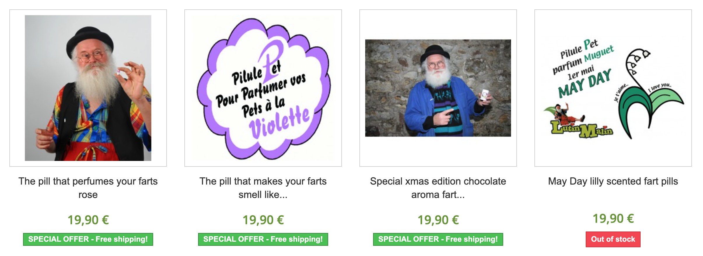Anti-fart pills advert