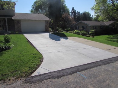 Who might use a concrete apron?