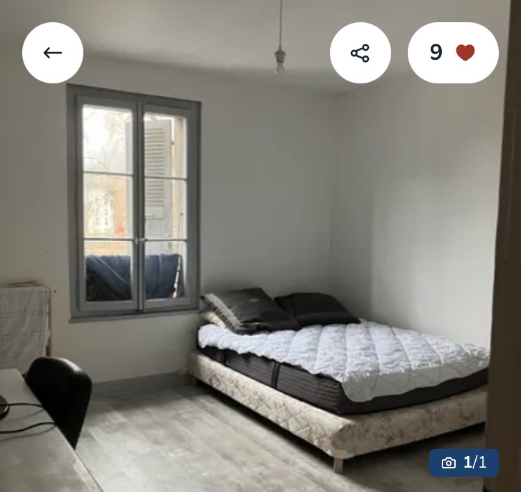 Appartement T4 lumineux meublé