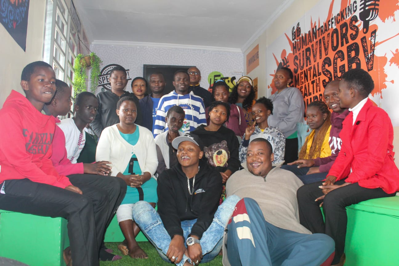 Children and youth with disabilities engaged in a community learning session
