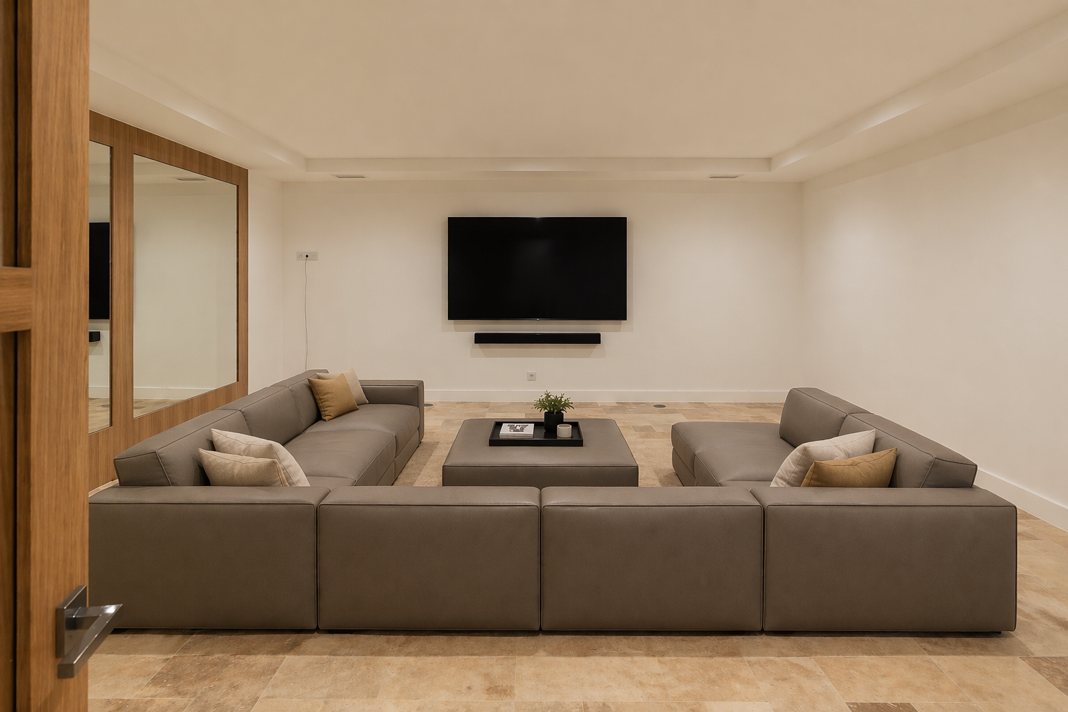 Private cinema room