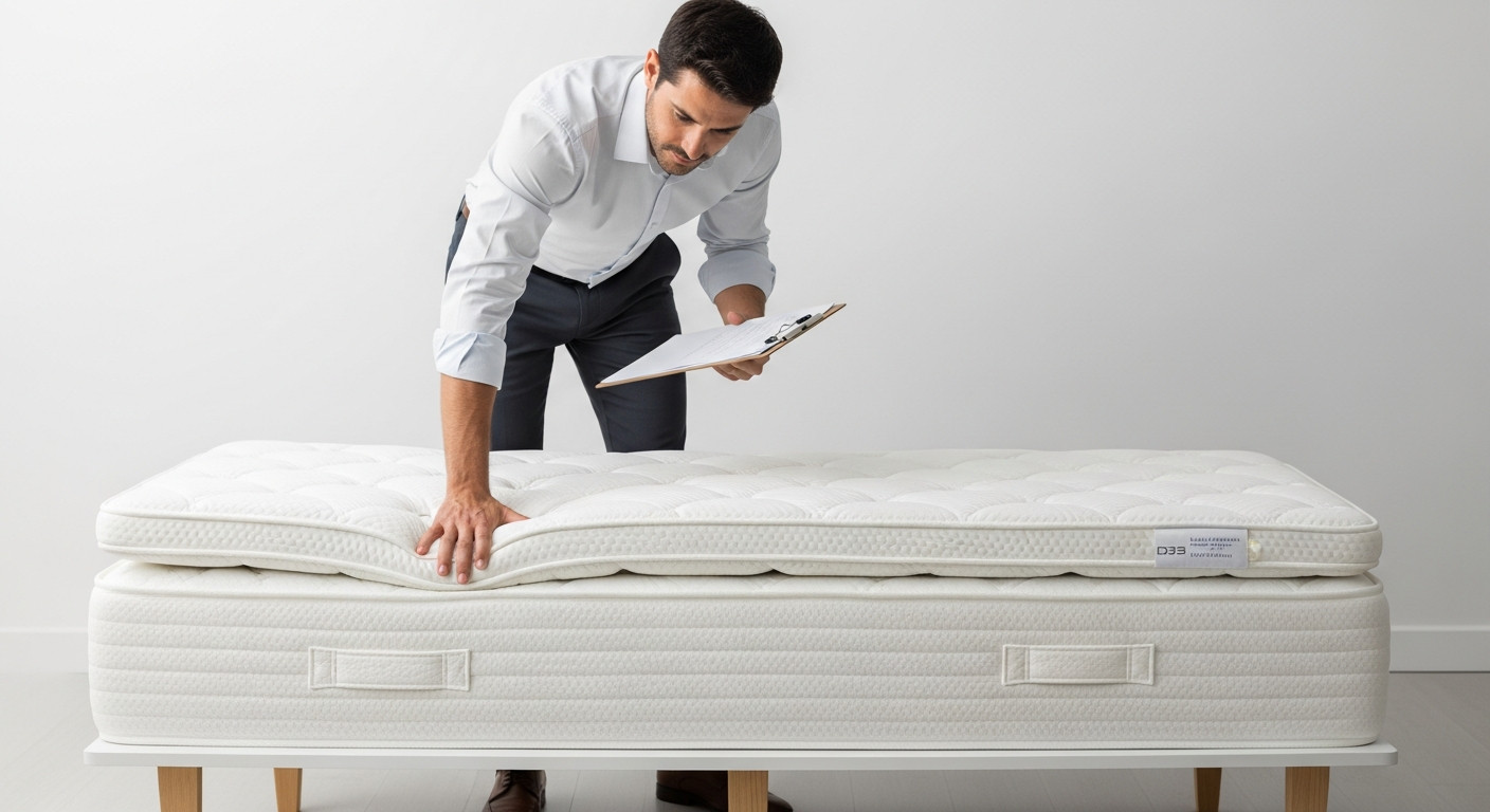 Profissional usando Colchão Solteiro Espuma D33 Pillow Top New Millenium Branco