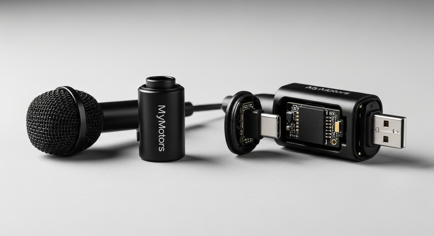 Comparação de Microfone Lapela Mymotors Preto Sem Fio Tipo C