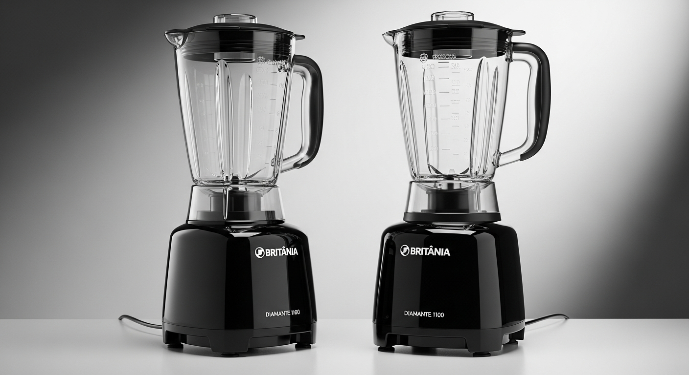 Comparação de Liquidificador Britânia 2.6l Diamante 1100 Preto
