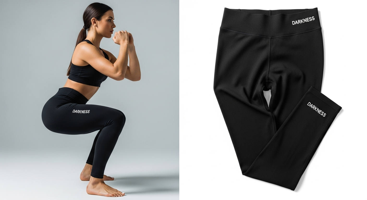 Comparação de Legging Feminina Fitness Darkness Preta