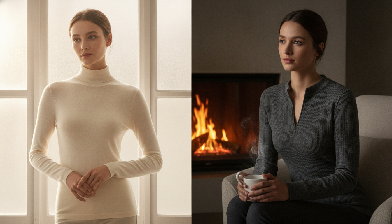 Comparação de Blusa Feminina De Inverno Cacharrel Manga Longa Segunda Pele