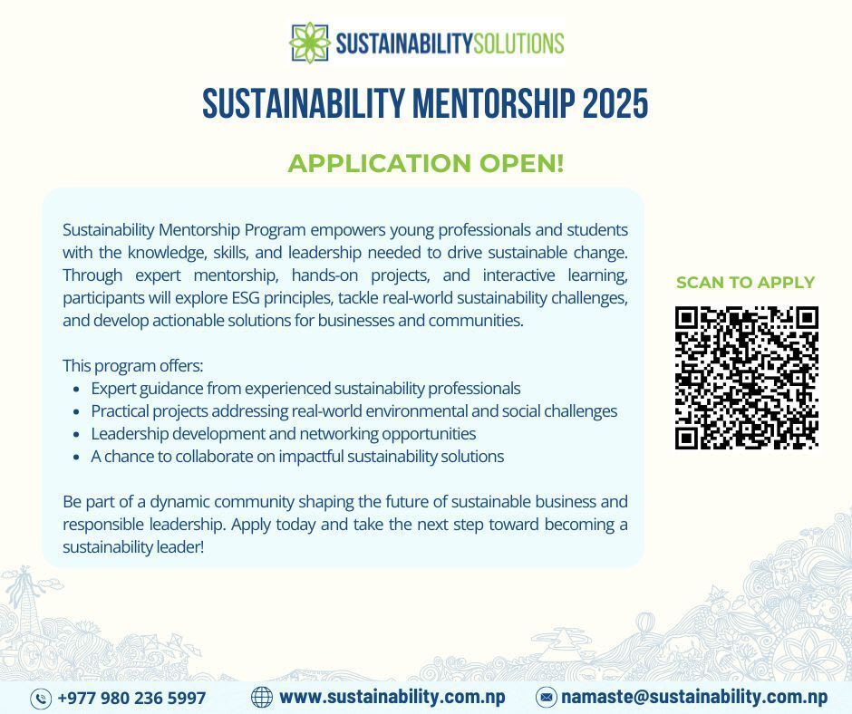 Sustainability Mentorship Program 2025