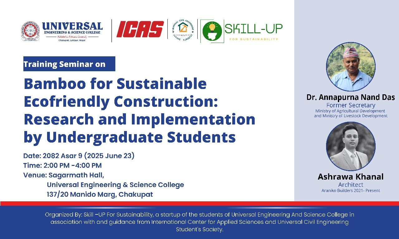 Bamboo for Sustainable Ecofriendly Construction: Research and Implementation by Undergraduate Students