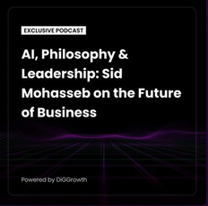 Sid Mohasseb on The Revenue Focused Marketer Podcast discussing AI, philosophy, leadership, and the future of business