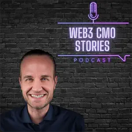 Sid Mohasseb on Web3 CMO Stories Podcast discussing AI versus people, future shaping, intentional leadership, ethical decision‑making, and human creativity