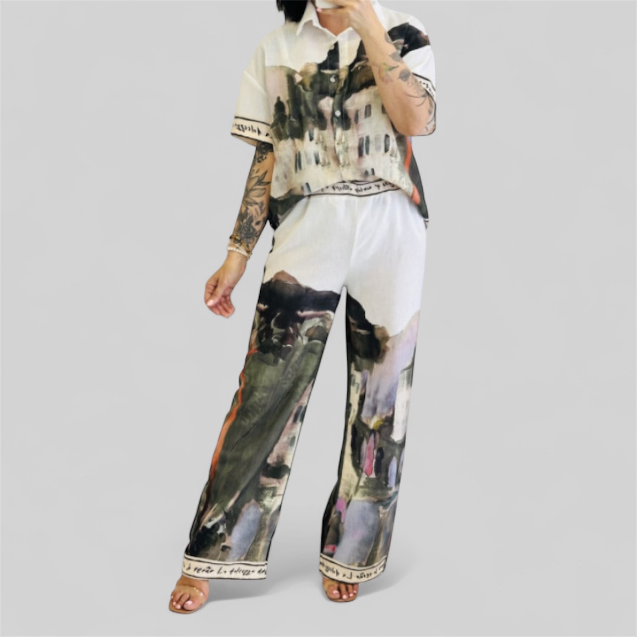 Hosen-Blusen-Set