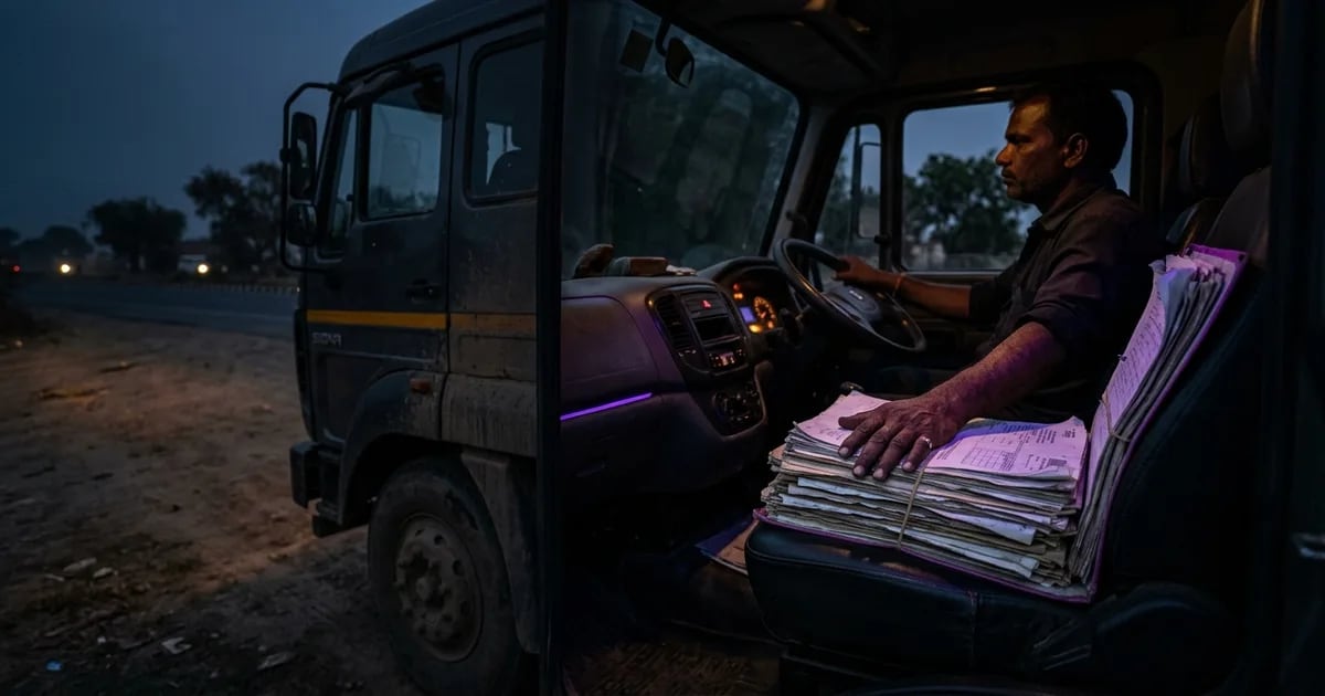 A transport manager using a dashboard to automate eWay Bill generation for a fleet of trucks.
