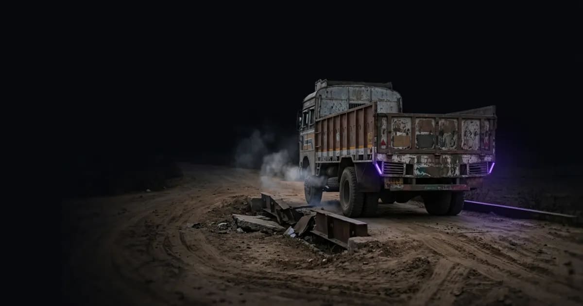 A logistics manager on a tablet using an RC verification API for logistics to check truck details