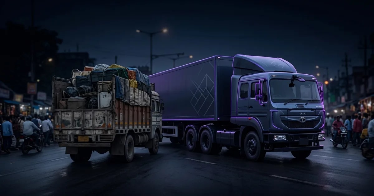 A fleet manager deciding between in-house vs outsourced fleet management on a diagram