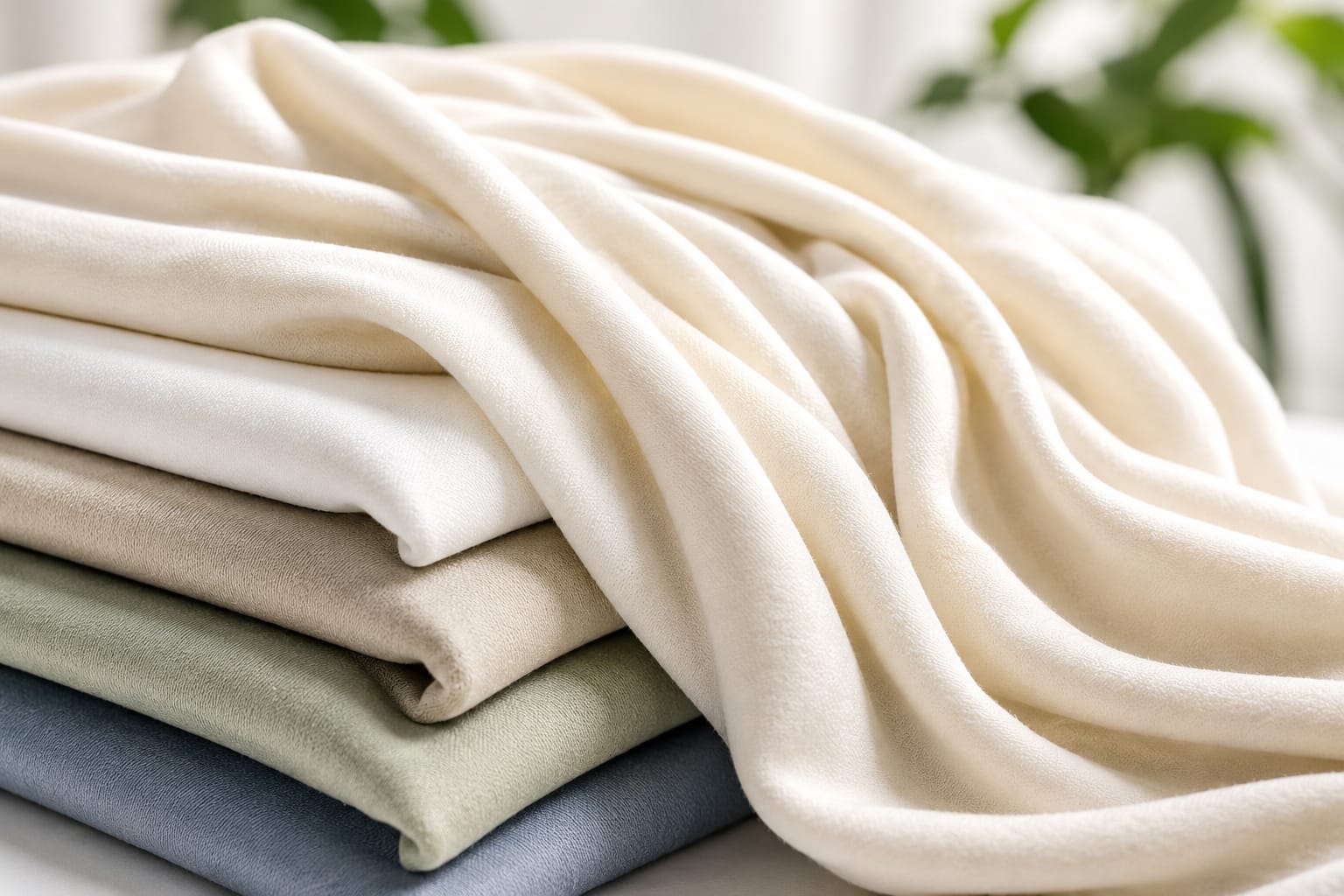 Fabric feel finishing and textile touch