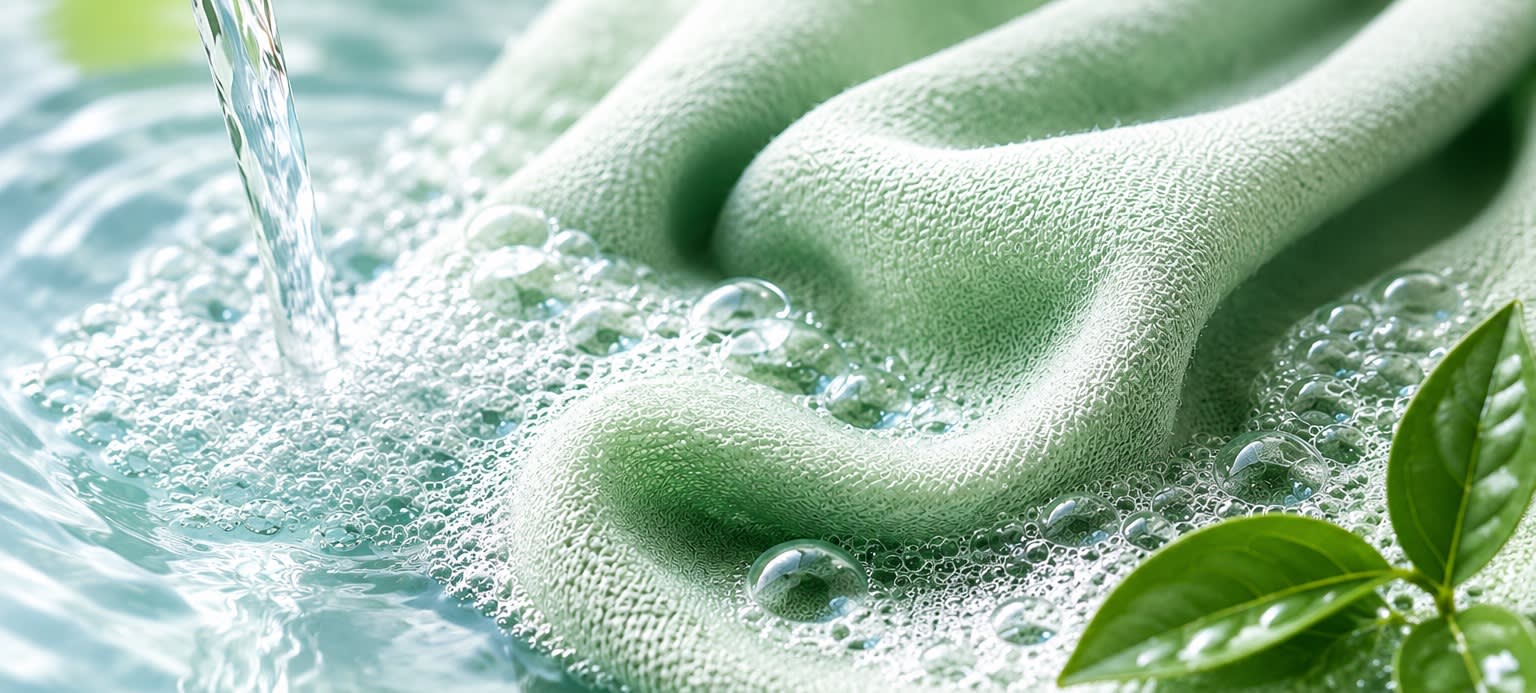 Water on cotton fabric — Britacel wetting agents