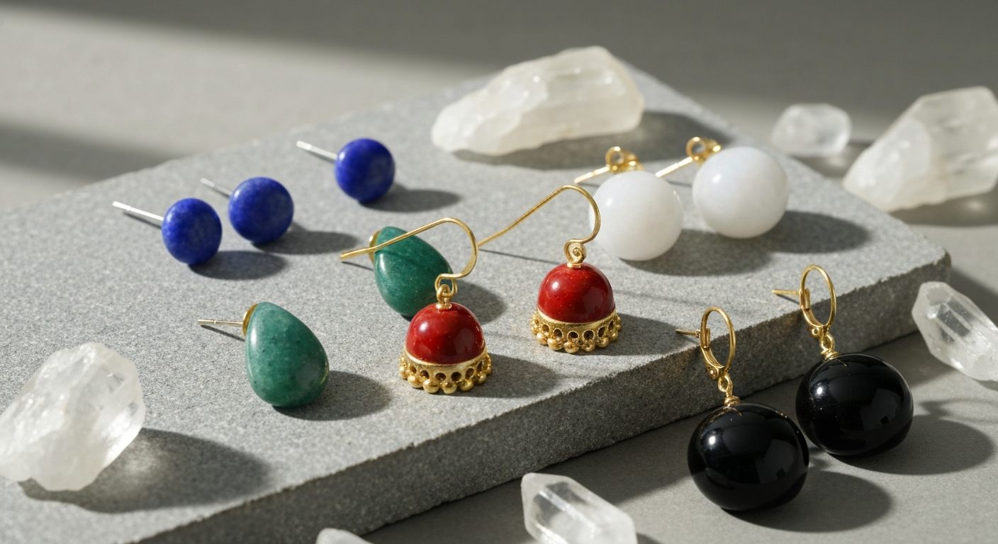 Stone Earrings Collection - Zuzu's Trove