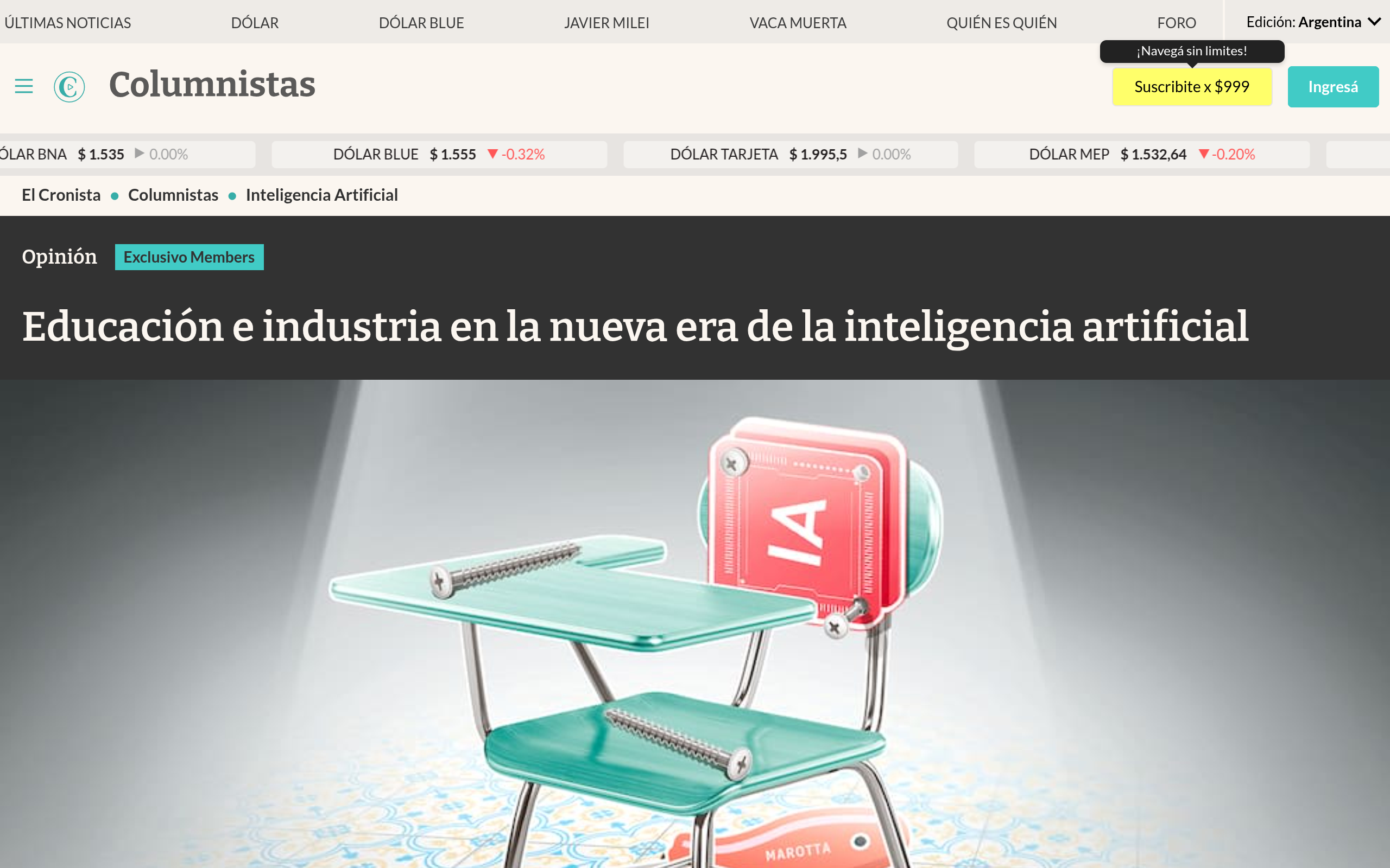 IA: Redefiniendo el futuro de la educación y la industria