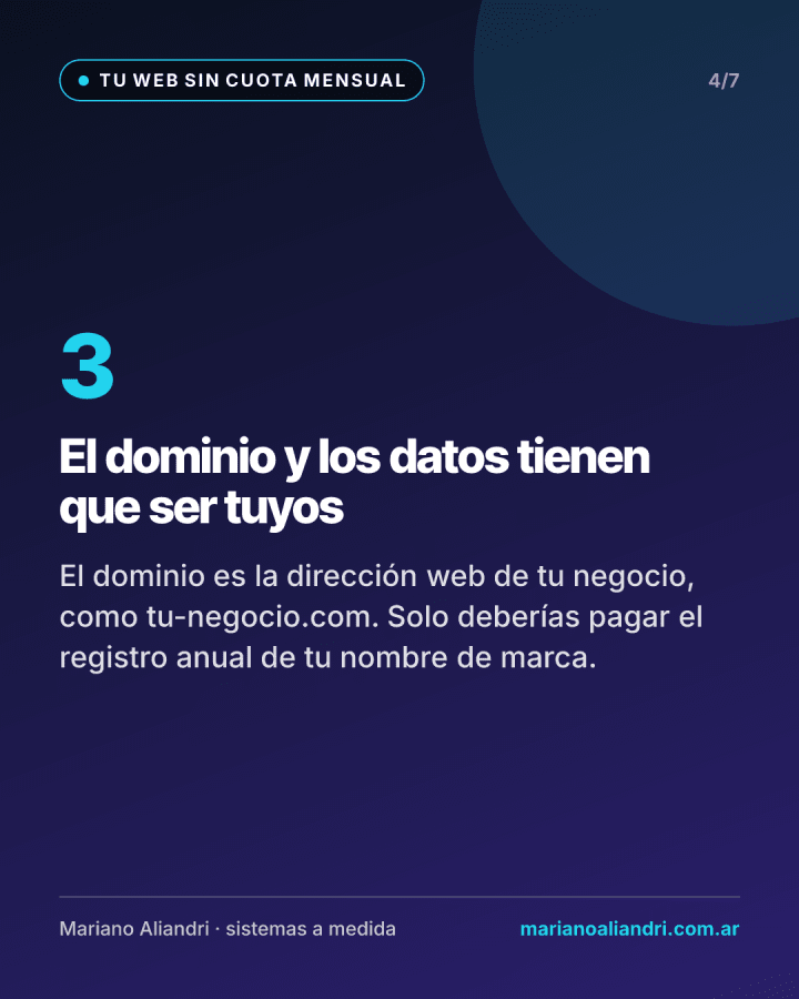 Tu web propia no tiene por qué cobrarte un alquiler mensual de por vida — 4 de 7