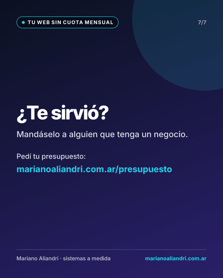 Tu web propia no tiene por qué cobrarte un alquiler mensual de por vida — 7 de 7