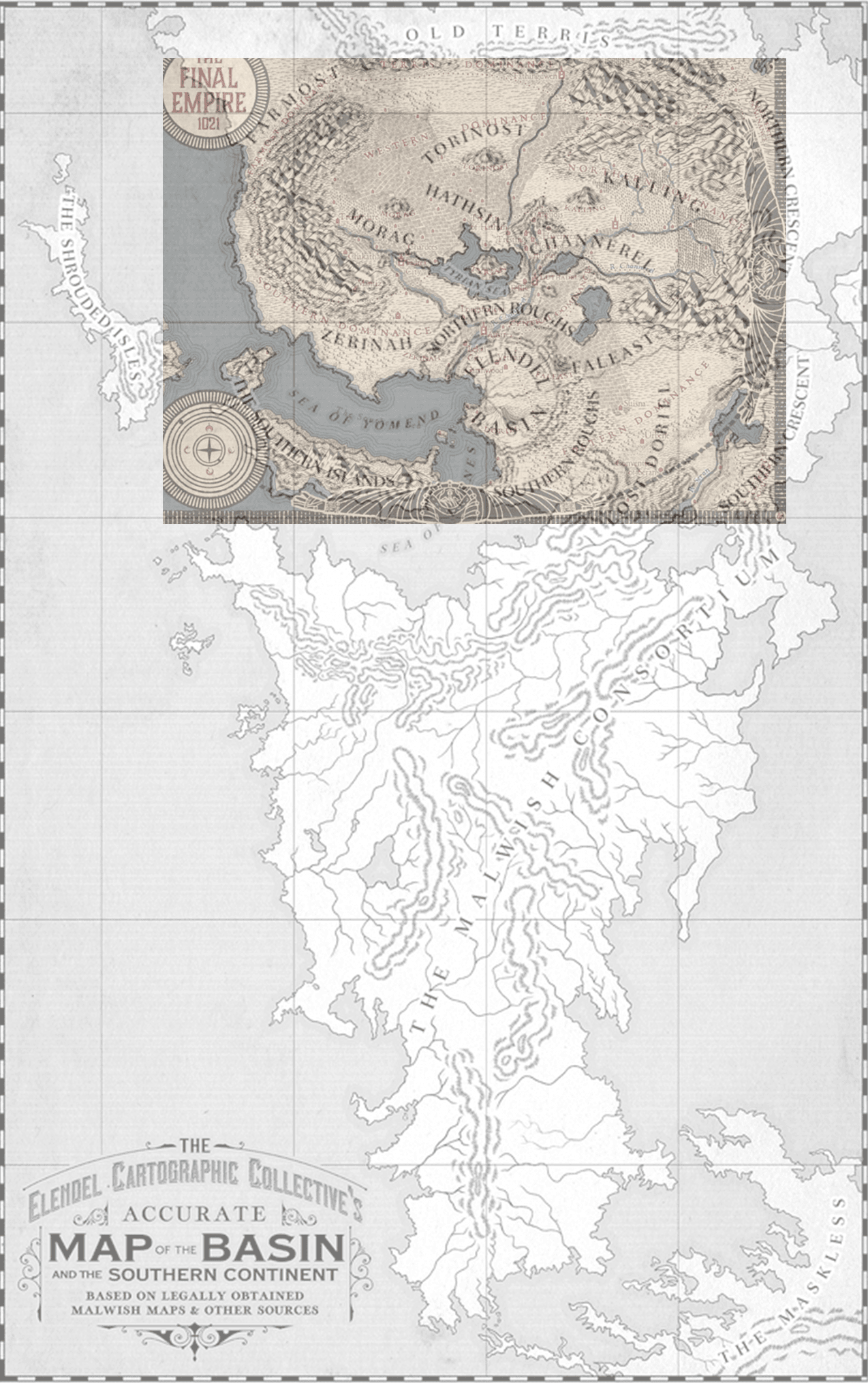 Der Kontinent - Quelle: https://www.17thshard.com/forums/topic/112964-era-1-the-final-empire-and-era-2-combined-maps/