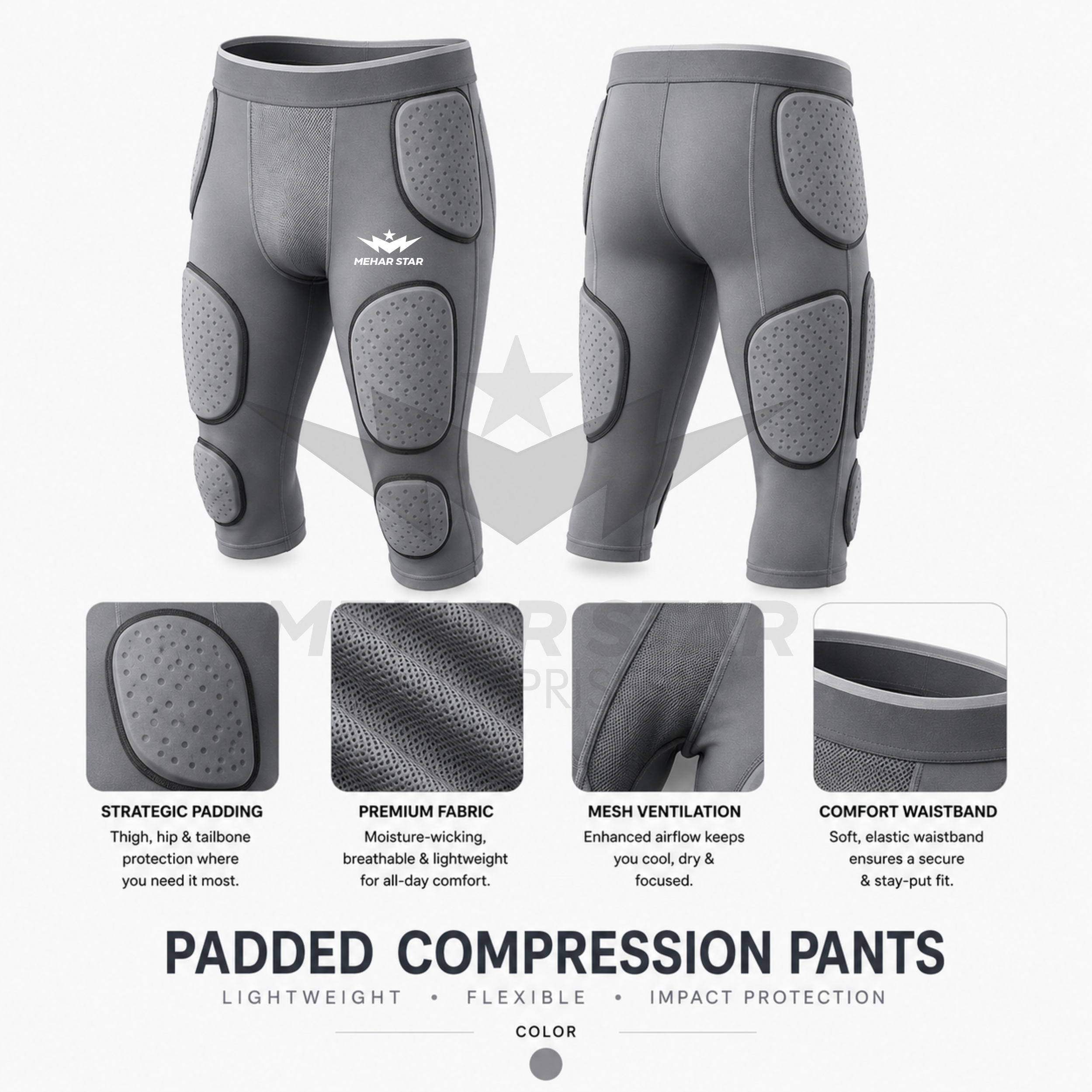 Padded Compression Pants-MS02