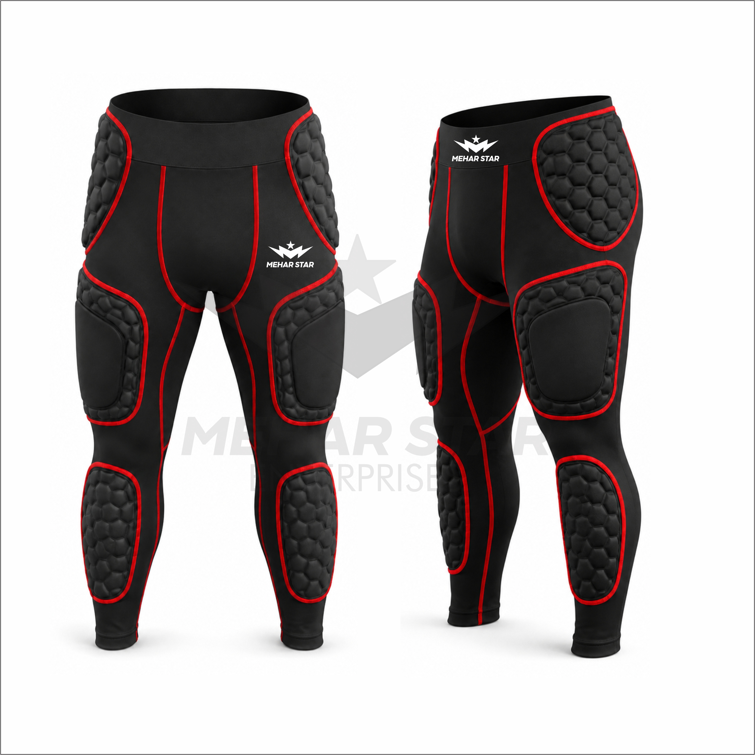 Padded Compression Pants-MS06