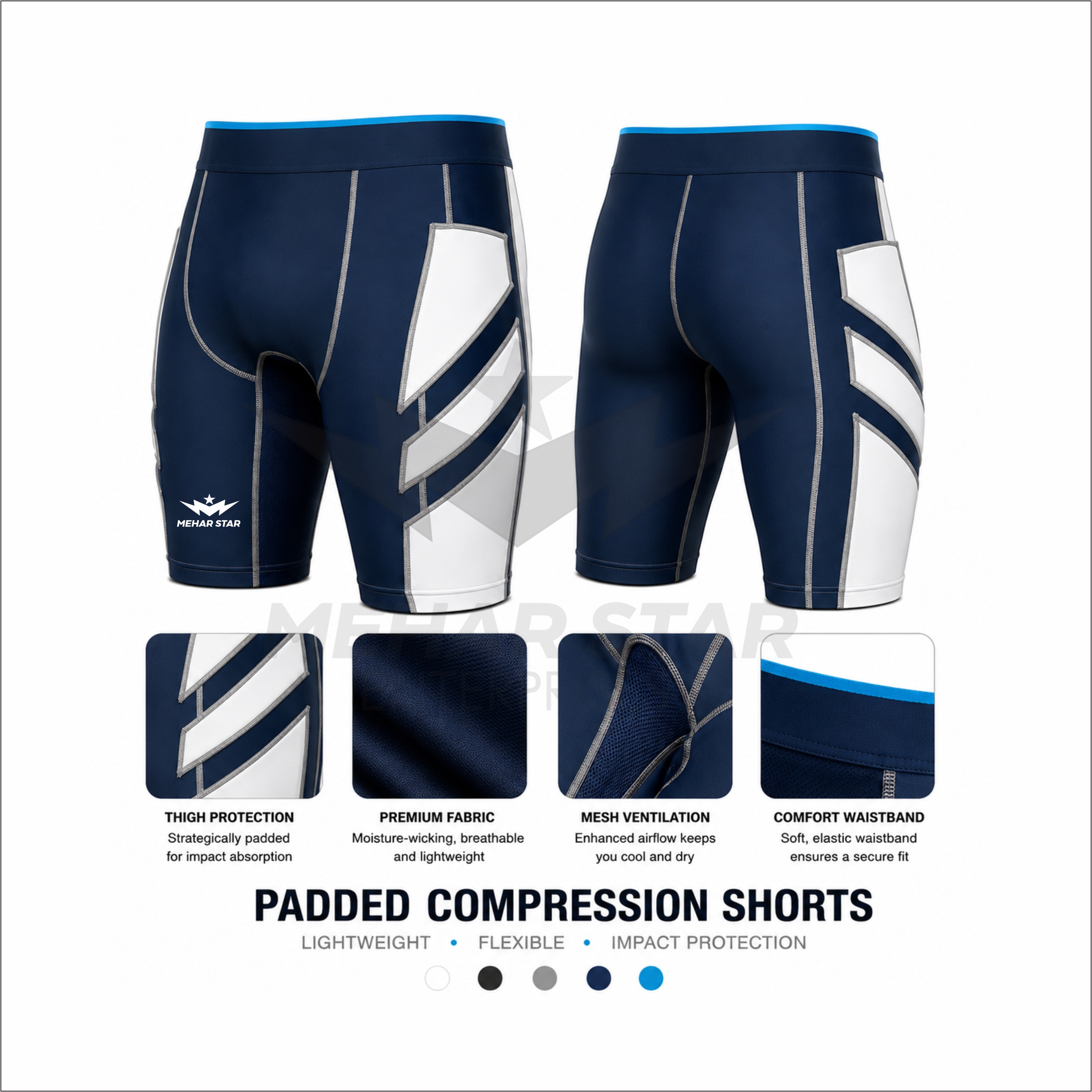 Padded Compression Shorts-MS17
