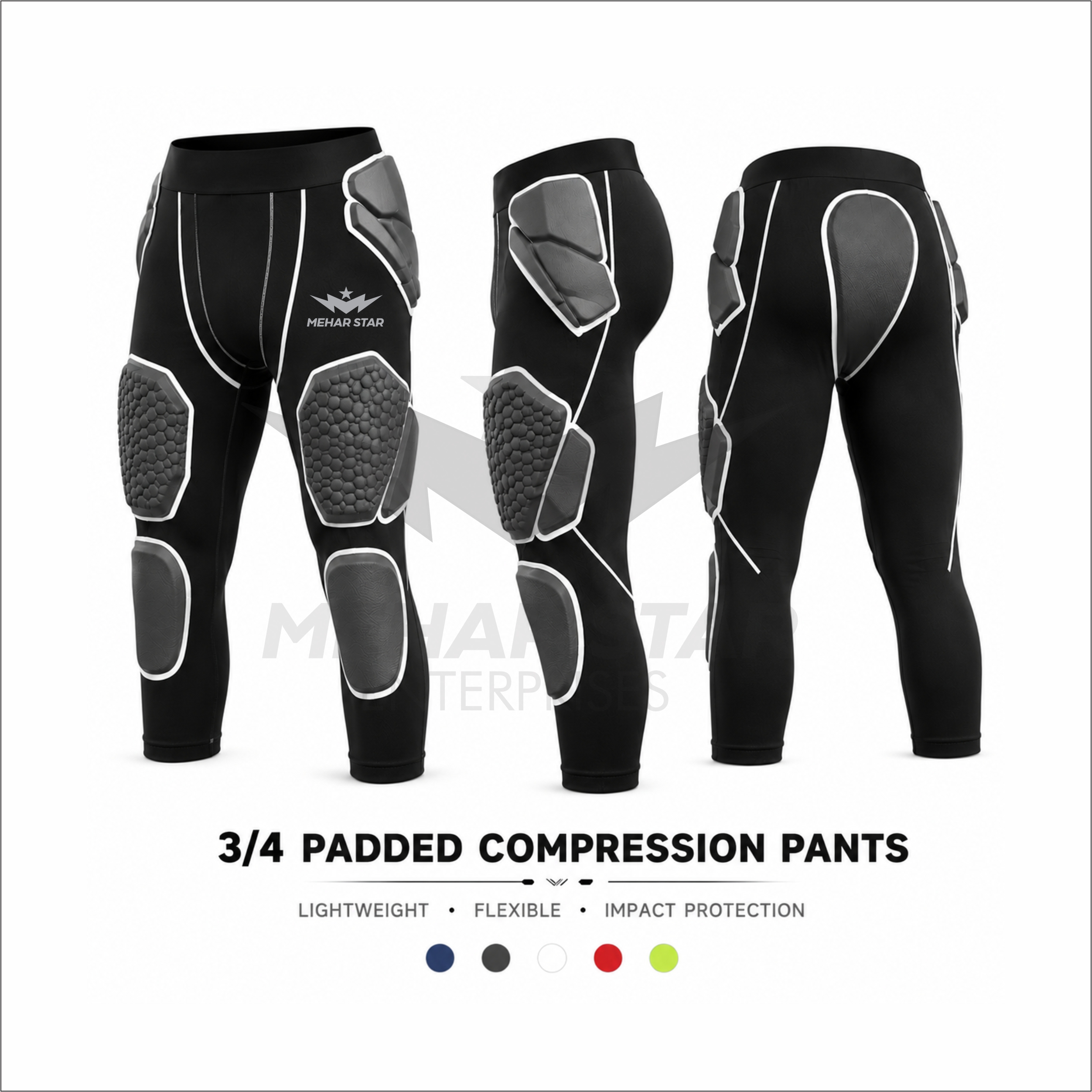 Padded Compression Pants-MS10