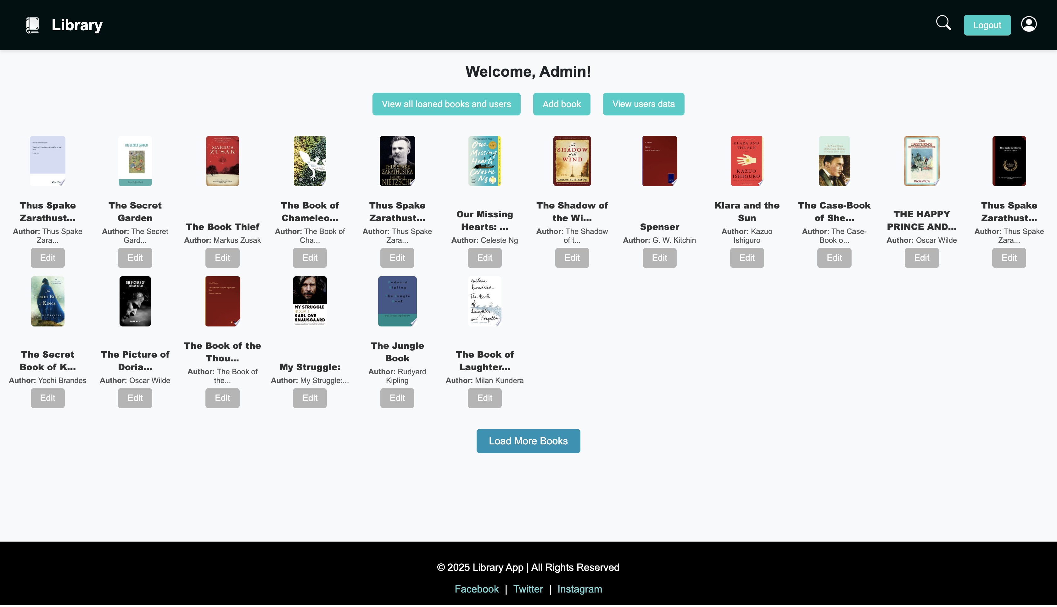 User Management Interface