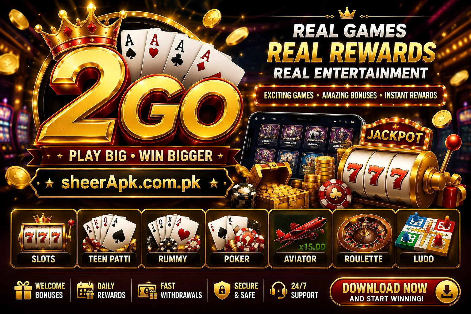 2GO Game banner