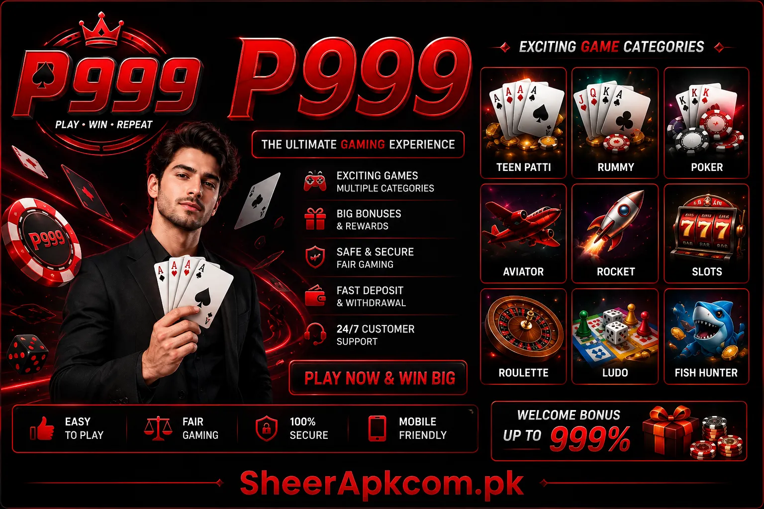P999 Game banner