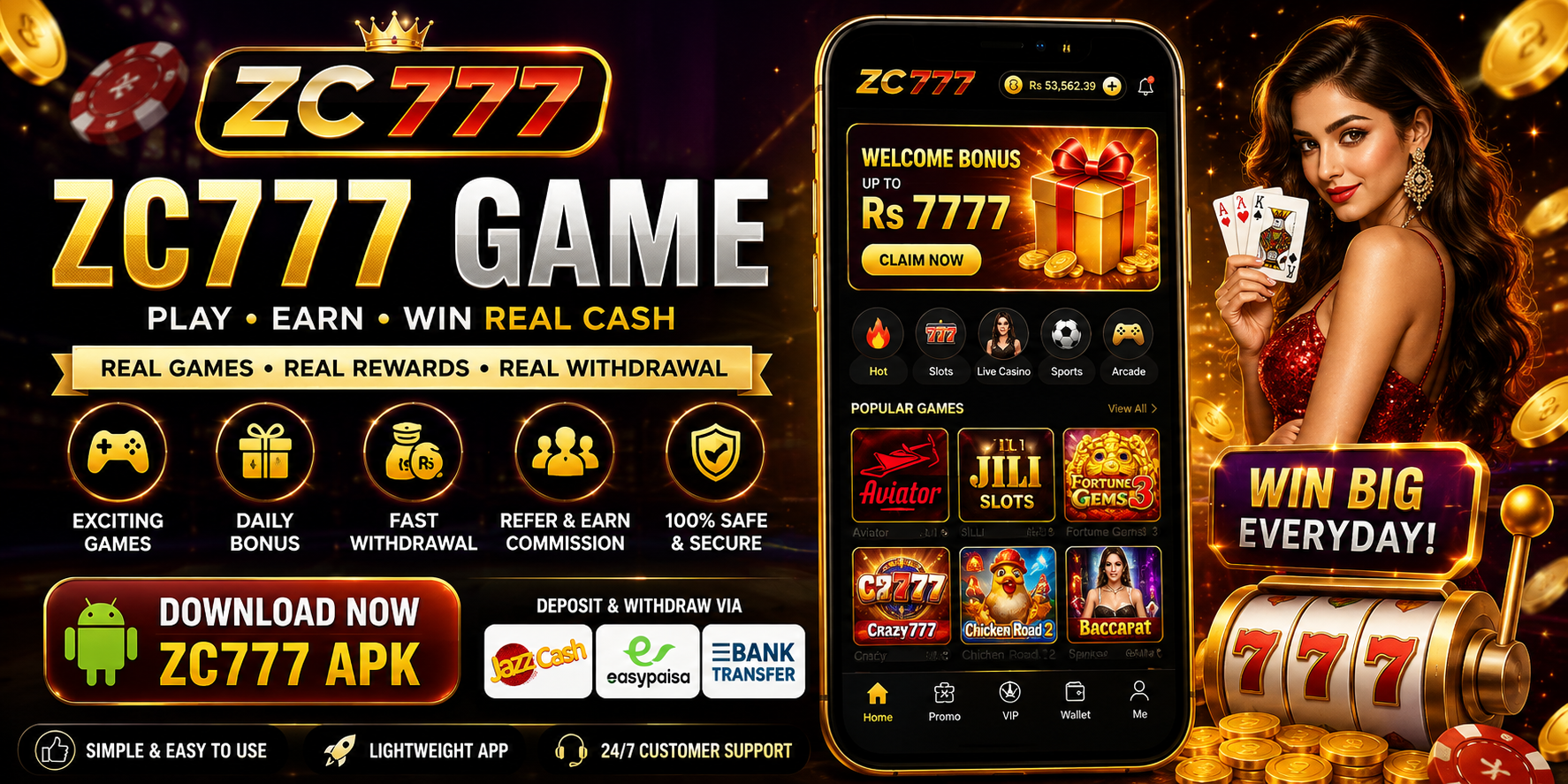 ZC777 Game banner